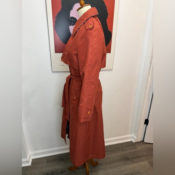 Vintage 70s Quilted Lined Coat with Flannel Trim - Picture 16 of 16